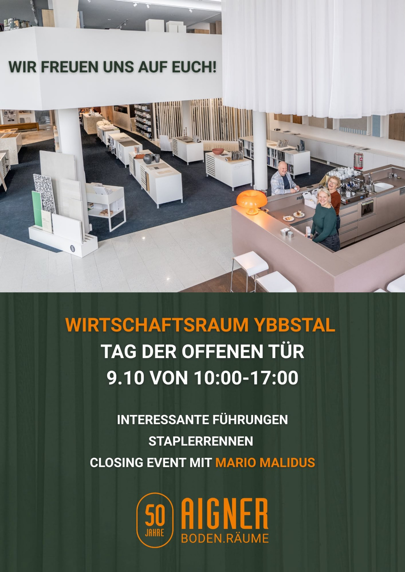 WIRTSCHAFTSRAUM YBBSSTAL Tag der offenen Tür 9.10. mit Mario Malidus